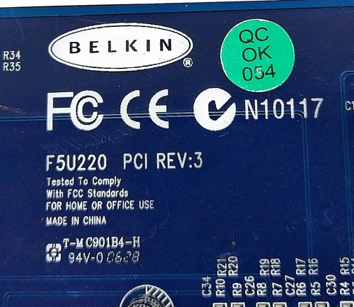 Belkin F5U220 PCI Expansion PCB Card - Picture 4 of 8