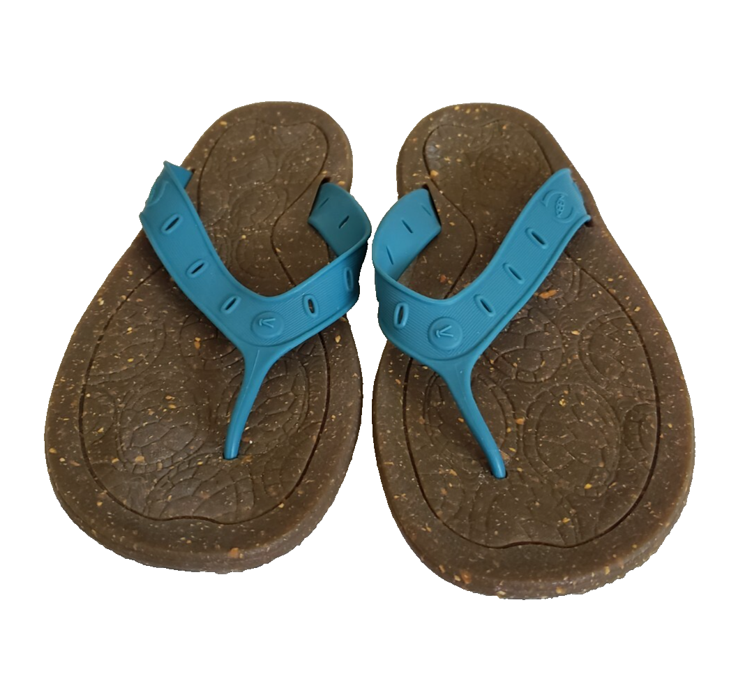 Sandali infradito Keen infradito infradito slip on blu acqua suola gommata donna taglia 7