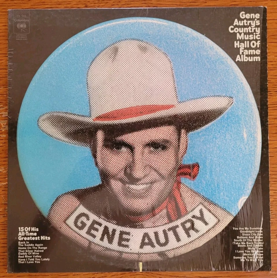 Lot of 2 Gene Autry Vinyl LP Albums BOTH EX/EX IN SHRINK 1 IS A YOUNG PROMO HTF Foto 3 de 4