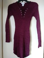 Planet Gold Women Red Casual Dress Size M