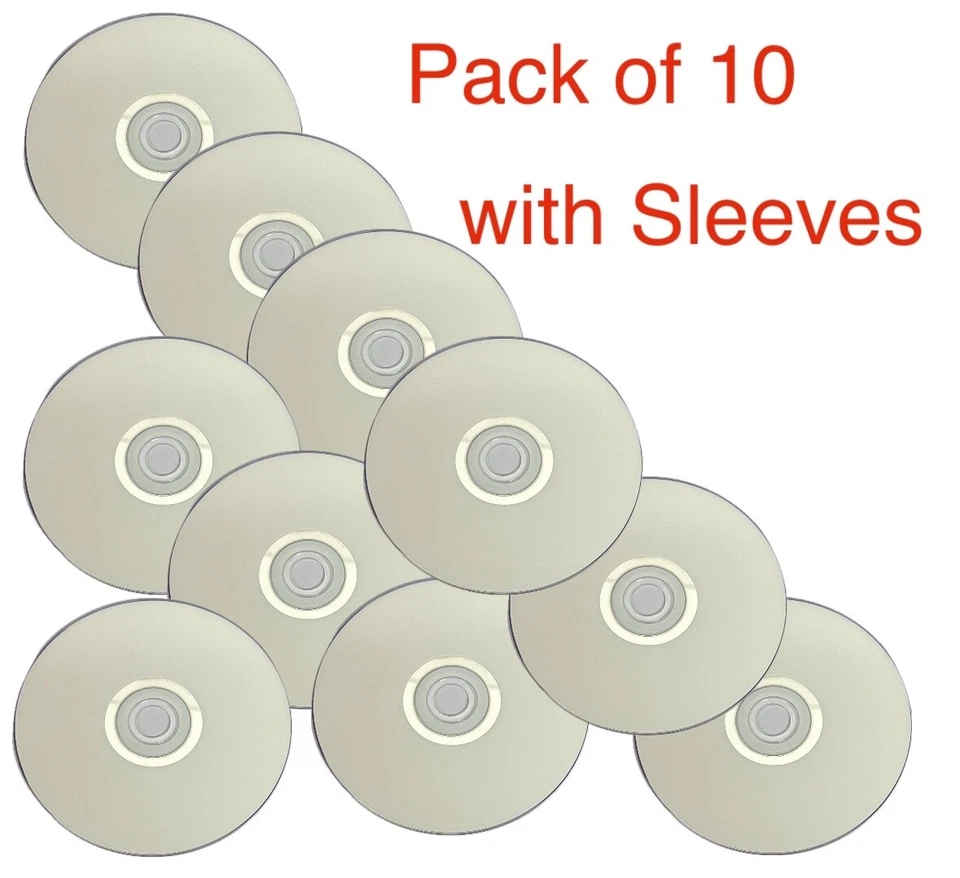 10 x Memorex DVD+R DL 8x 8.5GB Double Layer Blank Printable Discs