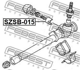 SZSB-015 FEBEST Repair Kit, steering gear for MARUTI SUZUKI,SUZUKI