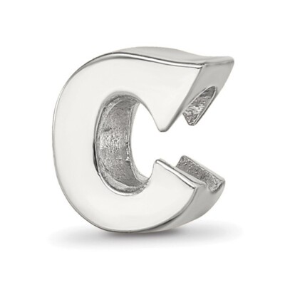 Anfangsbuchstabe C Perle .925 Sterling Silber Reflexionsperlen