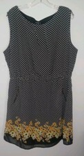  Indulge In Style Multicolored  Sleeveless Elastic Waist At Knee Dress Sz 3X