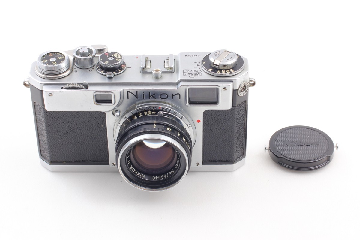 Late Black Dial [Near MINT] Nikon S2 Film Camera Nikkor-H