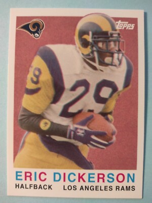 NFL Trading Card Football Eric Dickerson Los Angeles Rams 2008 Topps
