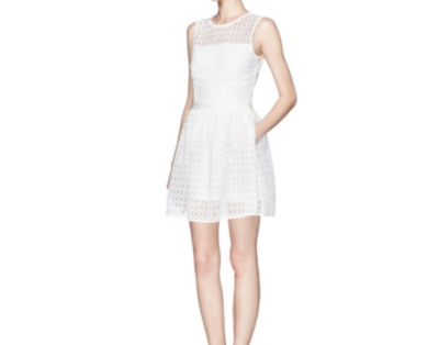 organza dress maje Maje Rayani Embroidered Organza Dress