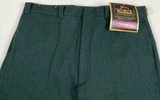 NWT Vintage Woolrich Malone Men's Green Wool Nylon 85/15 1439 Style Pants Sz 46