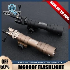 Tactical M600DF Flashlight High Power White Lamp Metal SL07 Dual Switch Constant
