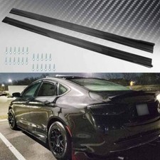 For Chrysler 200 2011-2017 Side Skirt Extension Splitter Diffuser Carbon Fiber