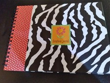NEW SEASONS 9"X12" SPIRAL BOUND SCRAPBOOK JOURNAL WITH ELASTIC CLOSURE