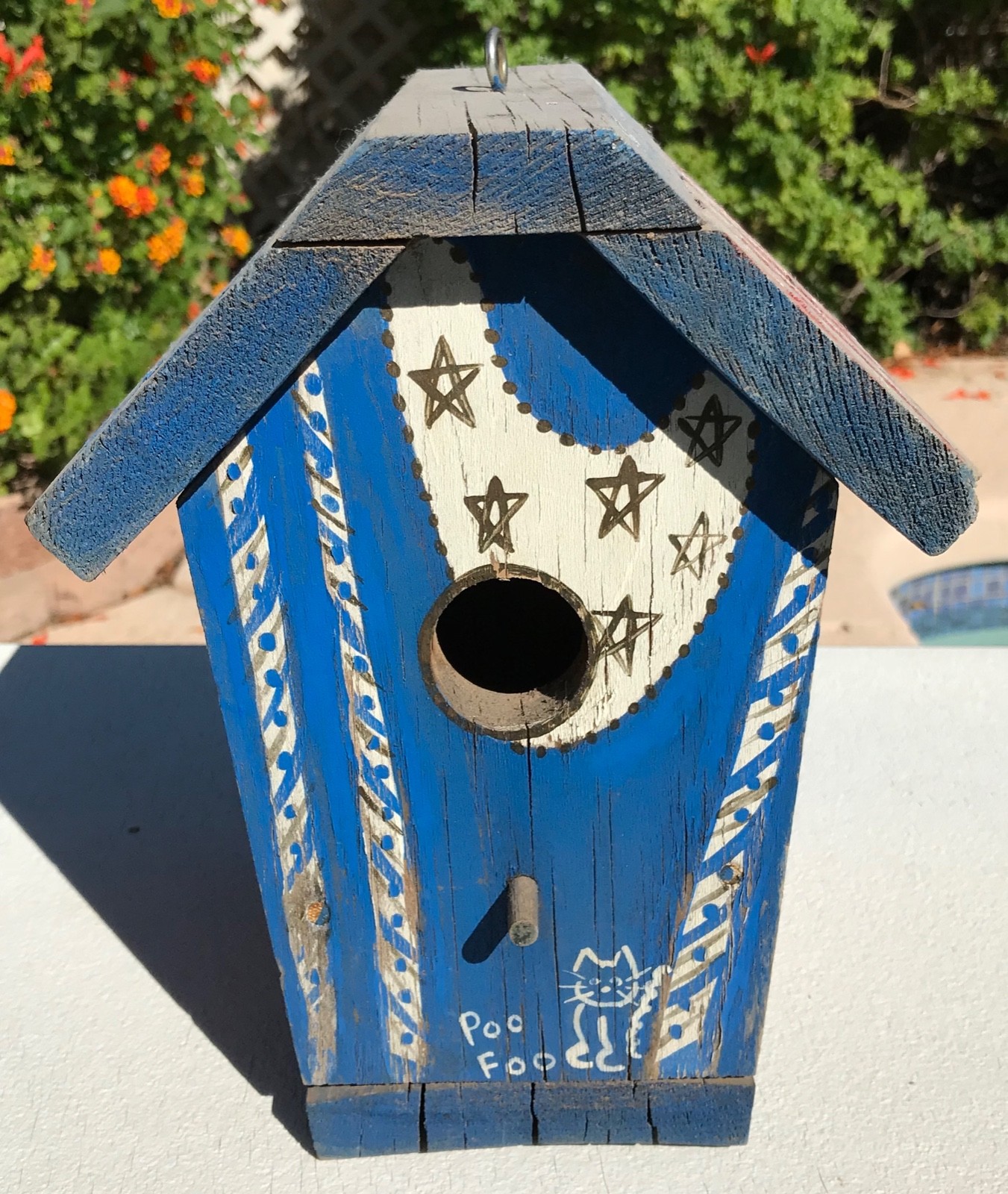 Birdhouse Hand Crafted Terracotta Clay Bird Houses Outdoor Garden