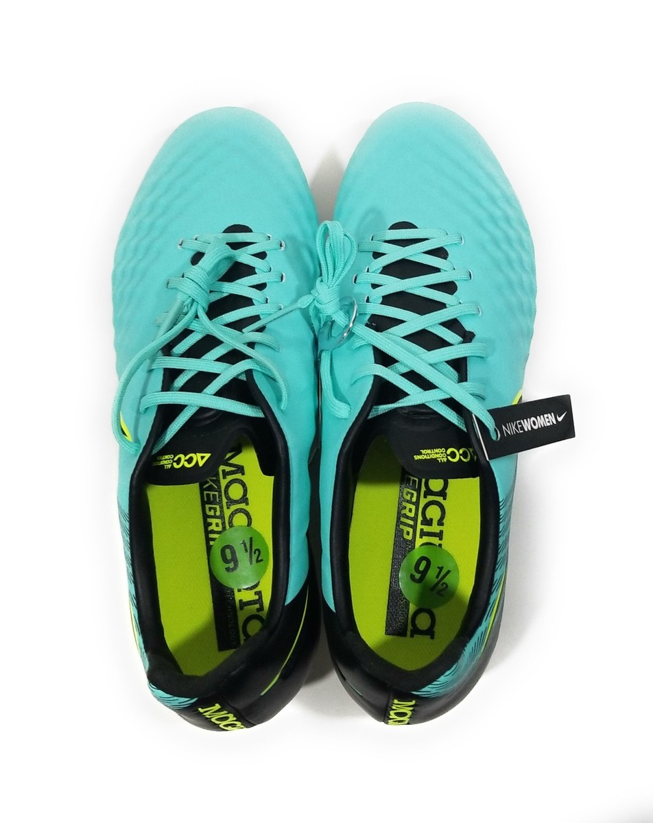 Nike Magista Opus II SG Pro Womens Soccer Cleats Blue Aqua Size
