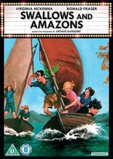 Swallows & Amazons DVD - Virg. McKenna, Ron. Fraser.  DVD - NEW WITH SLIPCOVER