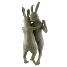 First Dance Rabbit Garden Sculpture Statue Dancing Bunnies SPI Home 21096