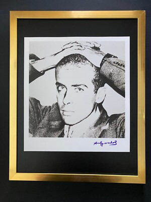 ANDY WARHOL + SIGNED 1984  PRINT MOUNTED & FRAMED + BUY IT NOW!