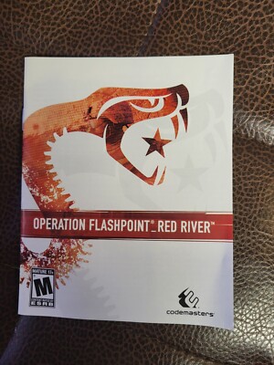 PLAYSTATION 3 MANUAL ONLY: Operation Flashpoint Red River PS3 /NO GAME / NO CASE