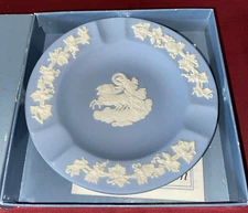 Wedgwood J1000 3 Slot Blue Ash Tray 