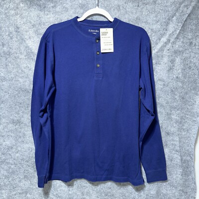 Long Sleeve Henley St John's Bay Sueded Jersey Henley St
