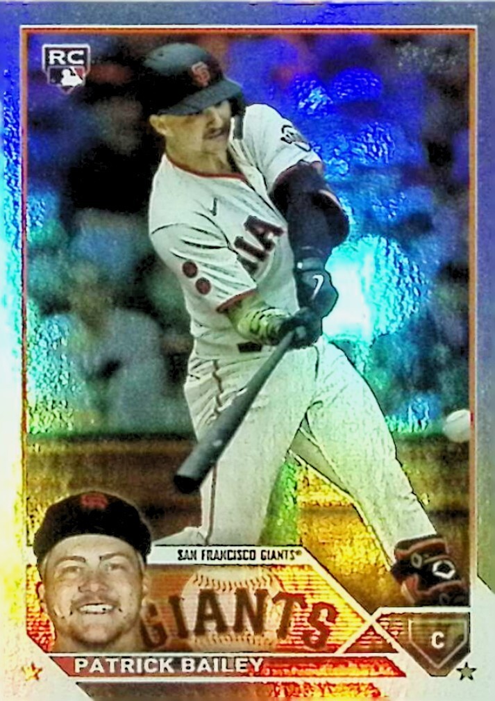 2023 TOPPS UPDATE RAINBOW FOIL #US8 PATRICK BAILEY RC NM
