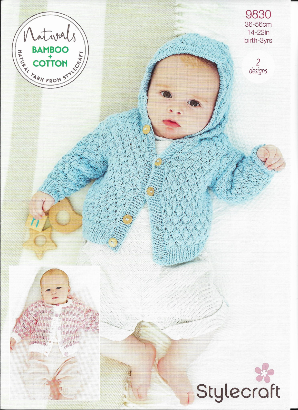 9830 Stylecraft Knitting Pattern Original Paper Leaflet DK Cardigans
