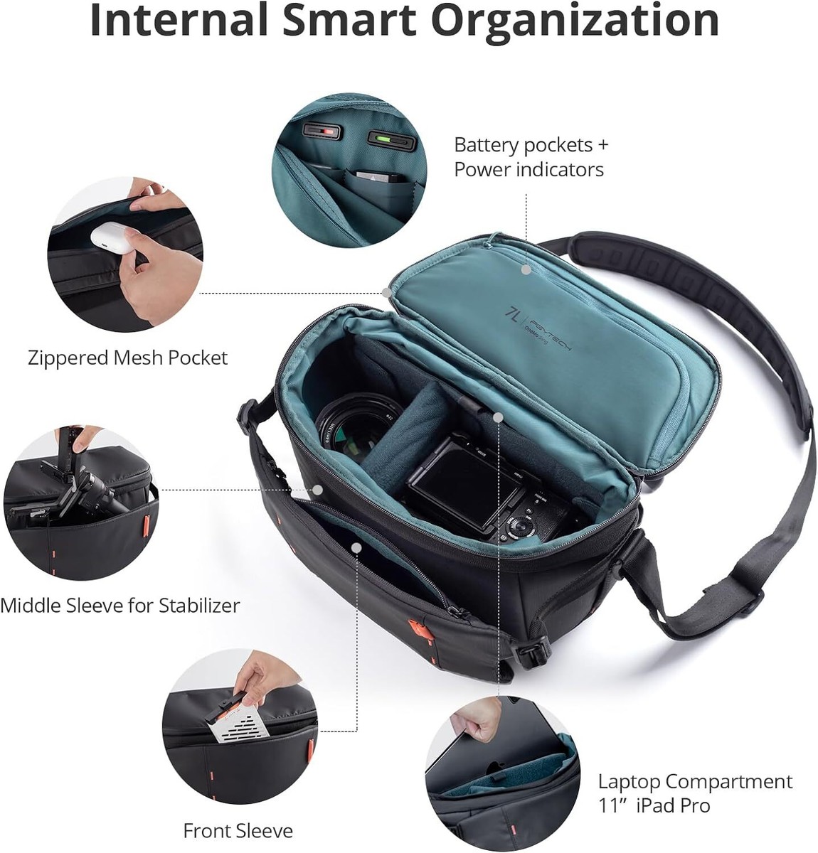 Pgytech OneGo Cloud Bag M (Midnight) kopen