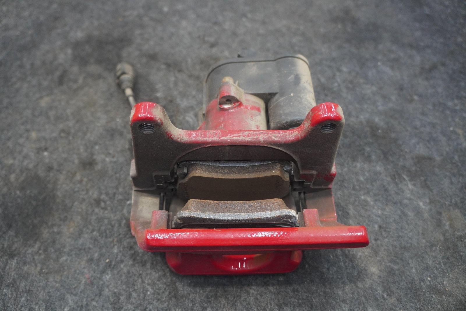 Rear Left Brake Caliper & Bracket Red OEM Bentley Continental GTC Speed 2016