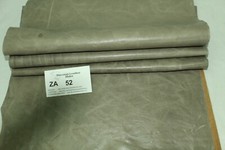 Gray Distressed Cowhide Discount Leather Hides  1.3mm ZA52