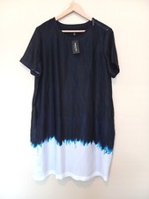 New! KENNETH COLE Women's Polyester Pockets Shift Dress Career Casual Size L