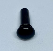 VIOLIN END PIN, EBONY WITHOUT INLAY, PROFESSIONAL QUALITY