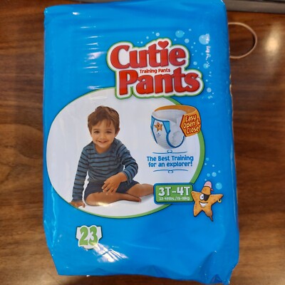 Cutie Training Pants, 3T-4T (32-40 Lbs) - 1/Pack of 23