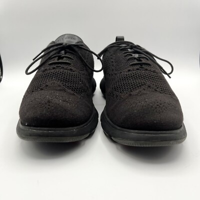 Cole Haan 4.Zerogrand Stitchlite Oxford Shoes Black Wingtip  display picture 1