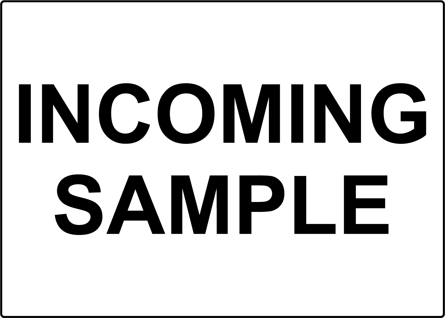 Laminated Vinyl Decal Sticker Label Sample Pack 1