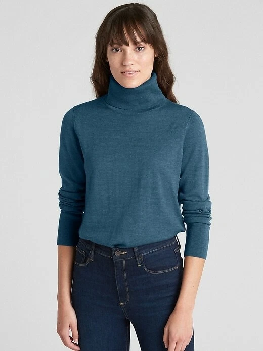 Gap Women s Washable Merino Wool Turtleneck NWT Medium