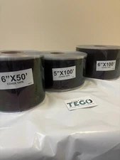 1 Roll - 6" x 50' roll Cured EPDM rubber tape P & S