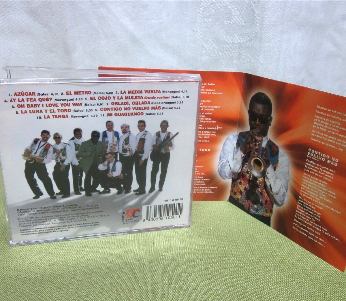 EDDY McLEAN & MERENSALSA import Azucar CD merengue Obladi Oblada
