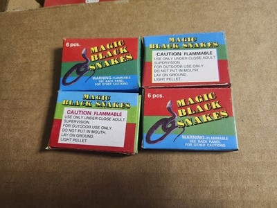Magic snakes 4 Boxes (24 Pellets Total) Dot  Class C