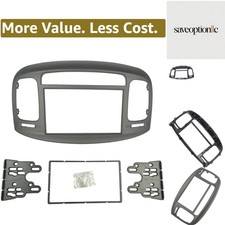 Double Din Radio Dash Installation Mount Trim Kit Compatible with Hyundai Acc...