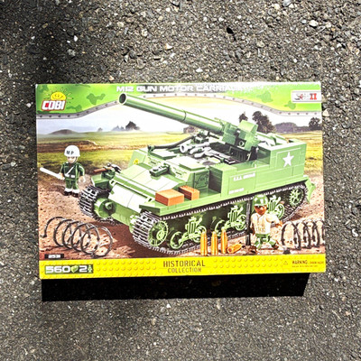 COBI Historical Collection M12 Gun Motor Carriage 560pc Set 2531 w/ Figures