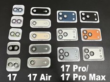 For iPhone 17 Pro Max Air Metal Camera Lens Protector Tempered Glass Full Cover