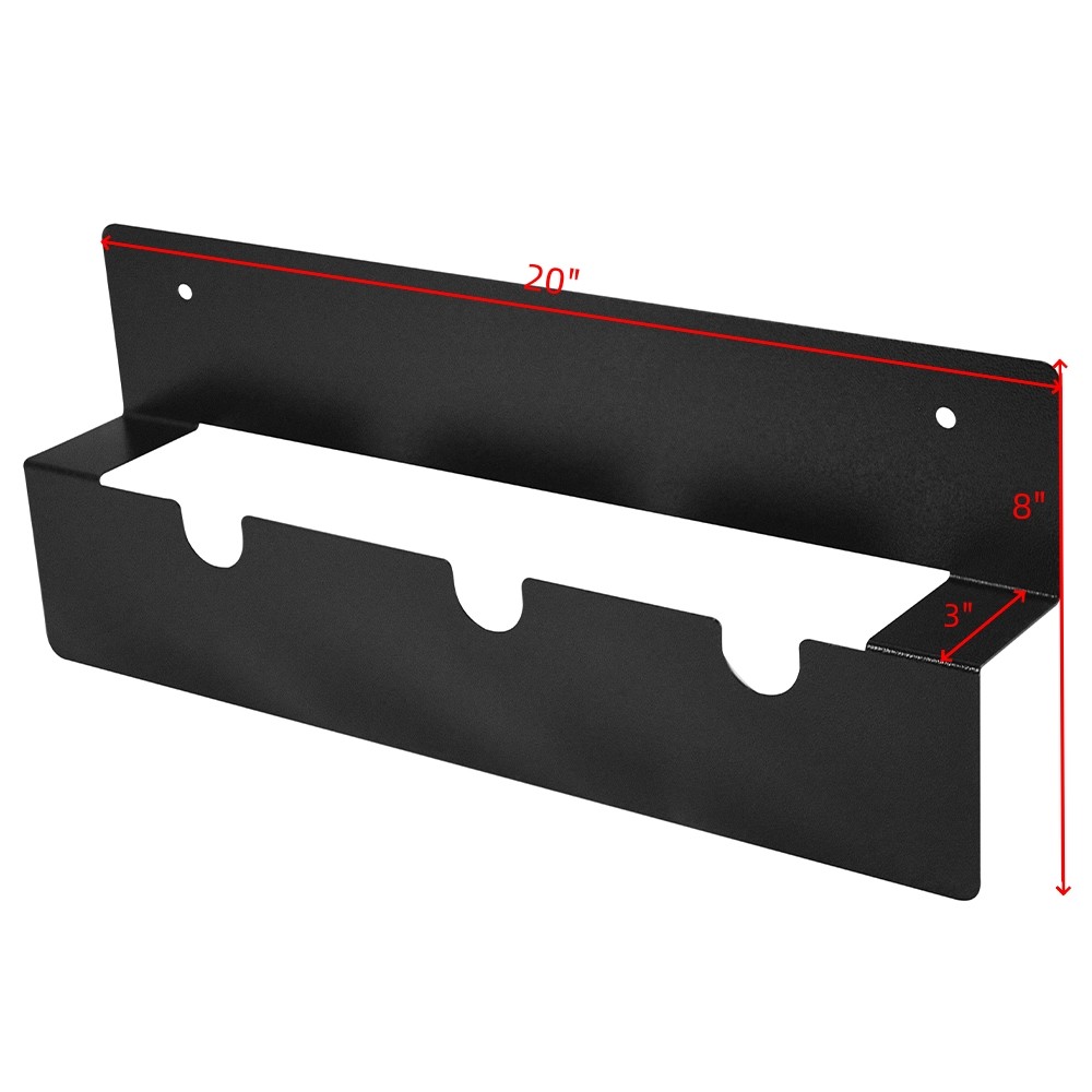 Wall Mount Hold 3 Grinder Rack Angle Grinder Holder Storage For Garage Shop