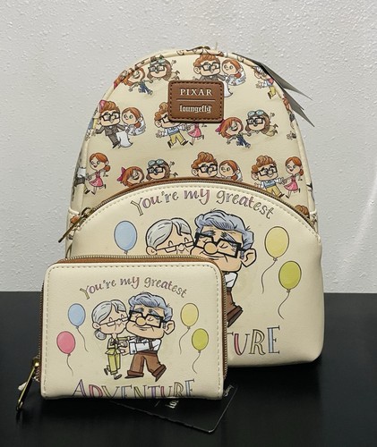 Loungefly Disney Pixar Up Greatest Adventure Mini Rucksack und Geldbörse