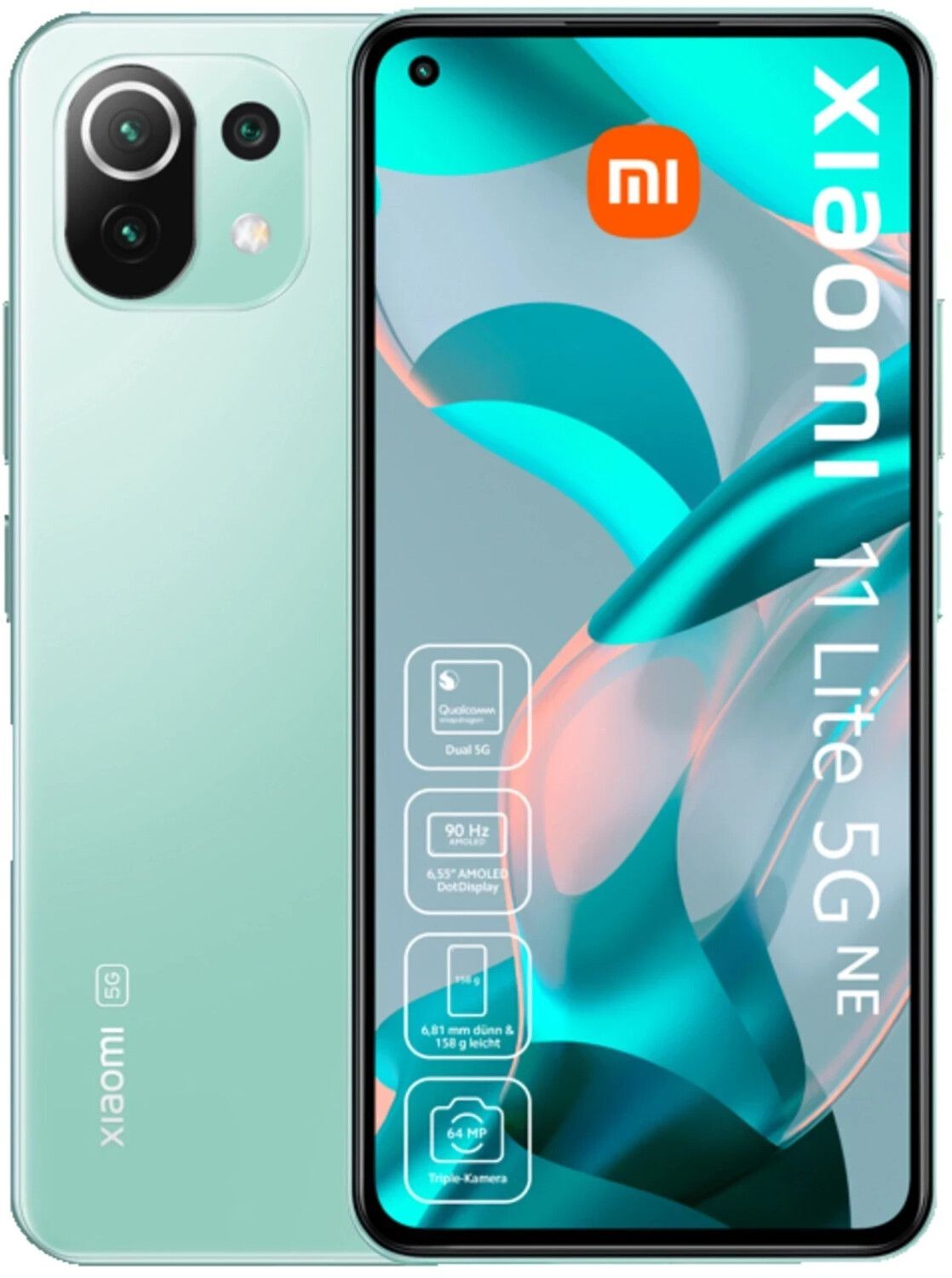 XIAOMI 11 Lite 5G NE 128 Go Vert Reconditionné Parfait état