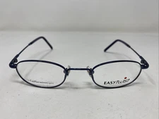 Easy Twist Mod. ET657 50 44-20-125 Blue Metal Full Rim Eyeglasses Frame 5973