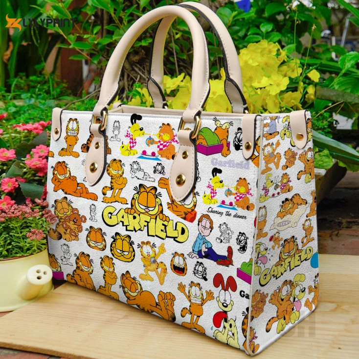 Garfield 3 Leather Handbag, Gift For Women