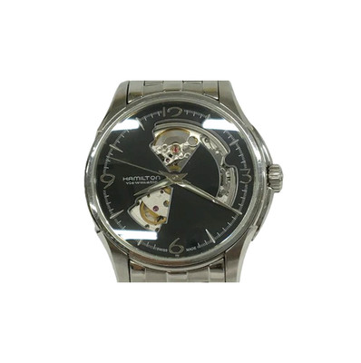 Hamiltion Jazzmaste Viewmatic Open Heart H325650 Automatic Men's Watch Black JP