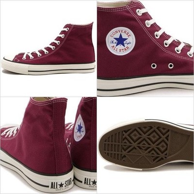 Converse Canvas All Star J Burgundy Hi Made in Japan Unisex New | eBay