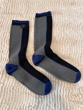 SEALSKINZ Waterproof Cold Weather Mid Length Sock Black/Navy Blue XL
