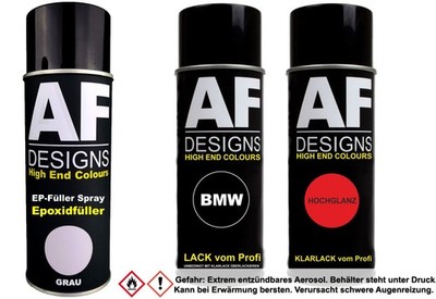 Epoxid Spraydose Set für BMW C2Y Bluestone Metallic Spraydose EP Grundierung Kla