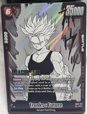 Trunks Future Super Rare SB02-012 Manga Booster 02 Foil Dragon Ball Fusion World
